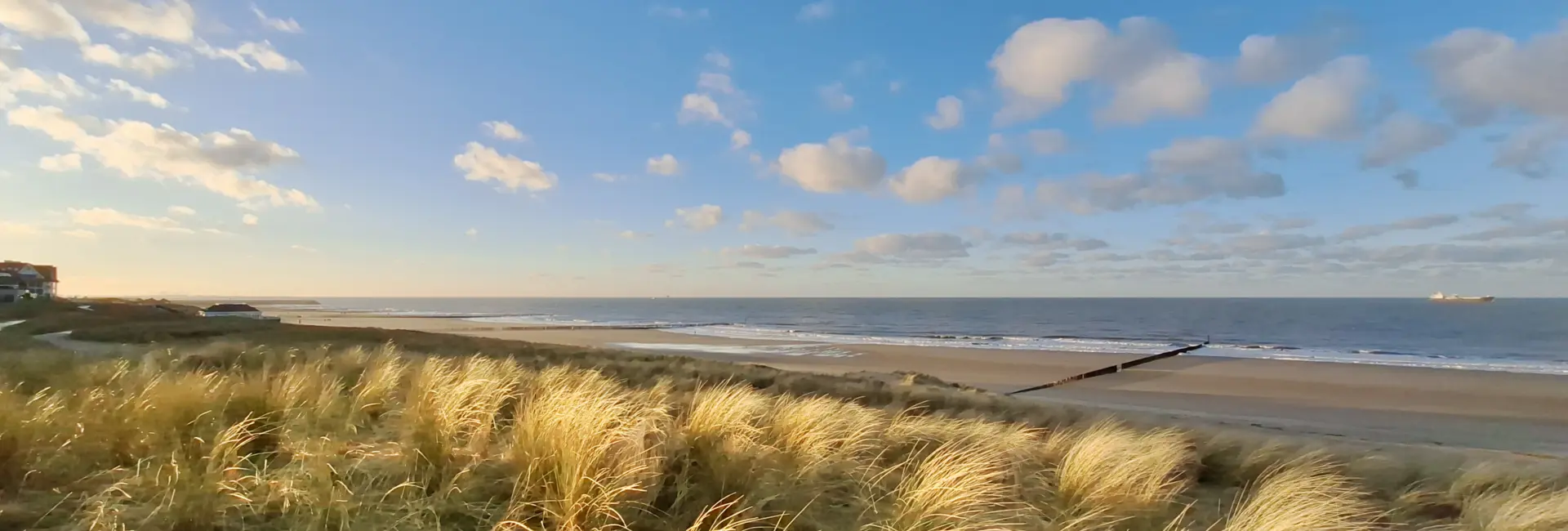 11 duin strand met licht